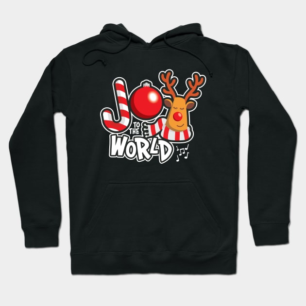 Joy to the World Hoodie by Joe Camilo Designs